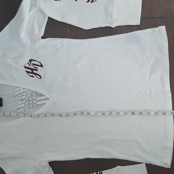 Harley Davidson long sleeve hooded shirt womens medium - Picture 3 of 4